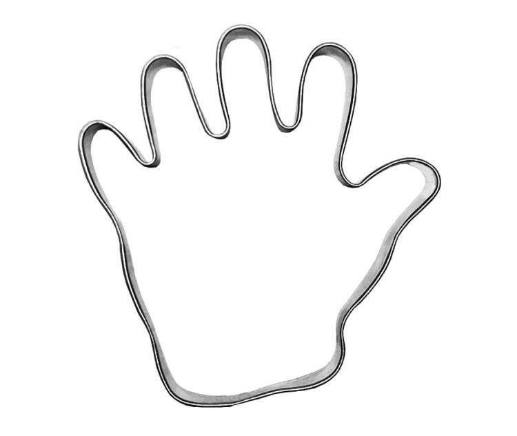 Foremka do ciastek w kształcie dłoni