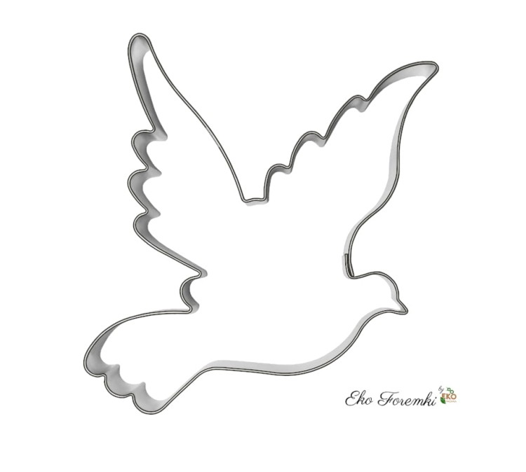 Foremka gołąbek do masy cukrowej i ciastek