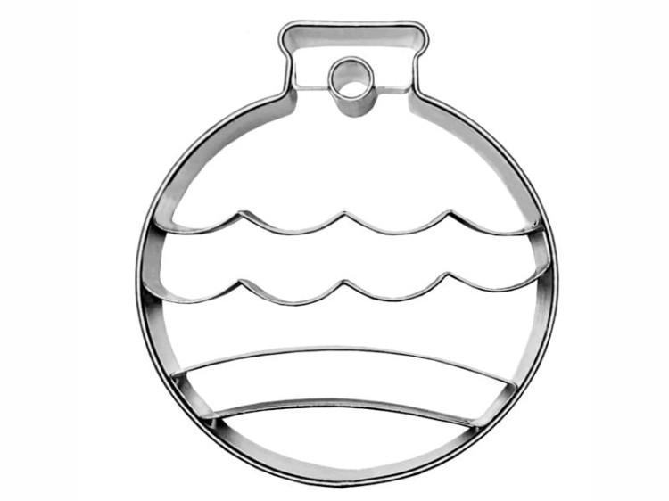 foremka bombka choinkowa z odciskiem