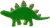 Ciasteczko z foremki w kształcie dinozaura stegozaura