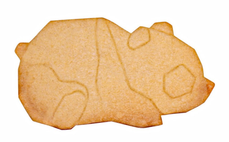 Ciasteczko z foremki w kształcie pandy