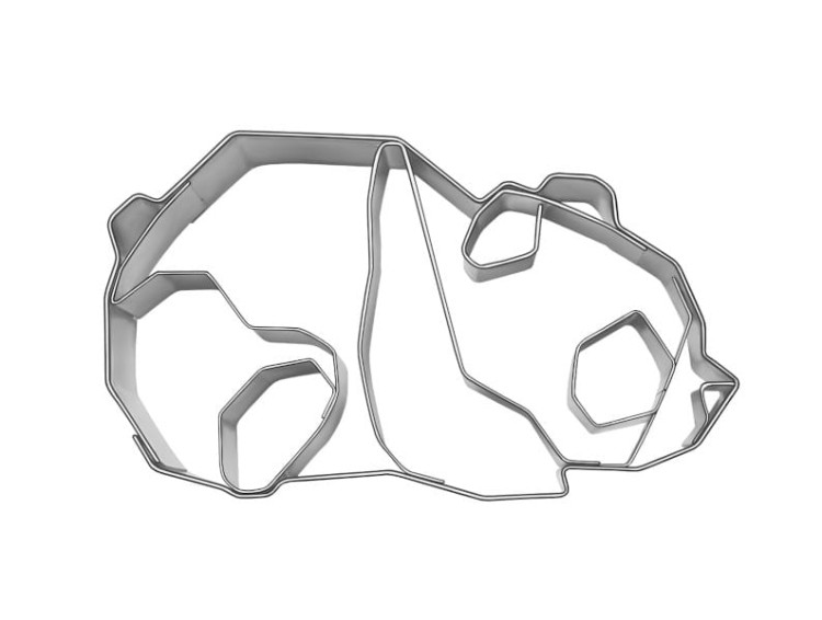 foremka w kształcie misia pandy