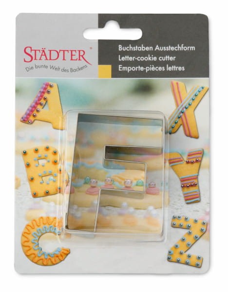 wykrawacz do ciastek w kształcie litery F