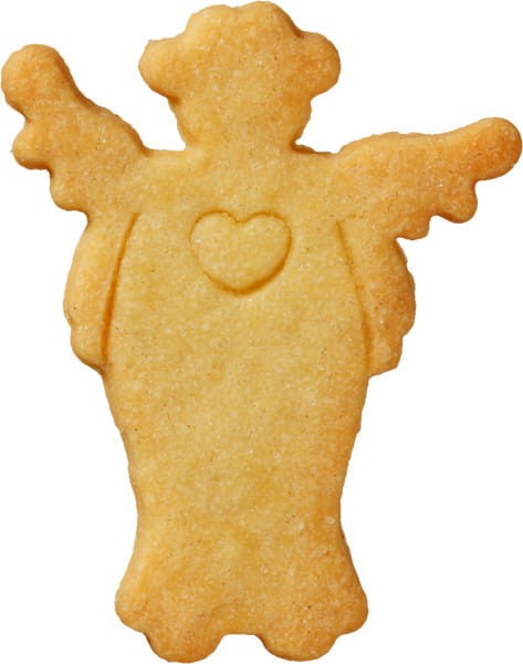 Ciasteczko z foremki anioł z sercem