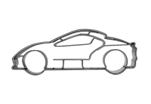 Foremka do wykrawania ciastek w kształcie sportowego auta