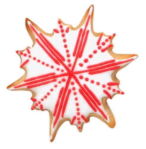 Ciasteczko z foremki śnieżynka