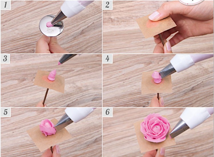 Instruktaż wykonywania kwiatów na gwoździu cukierniczym