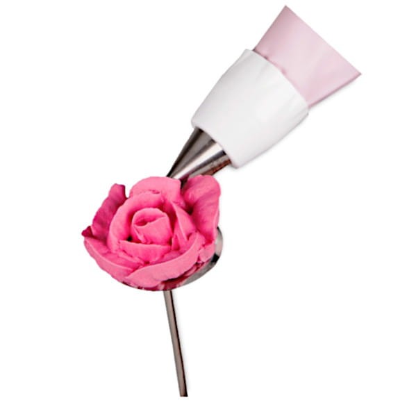 Róża wykonywana na gwoździu cukierniczym