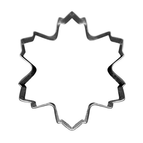 Foremka w kształcie dużej śnieżynki