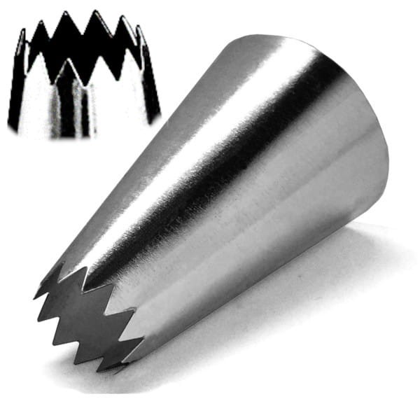 Duża tylka gwiazda z drobnymi zębami