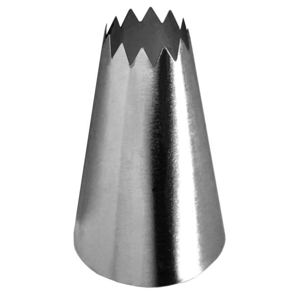 Końcówka dekoracyjna szeroka gwiazda 12 mm