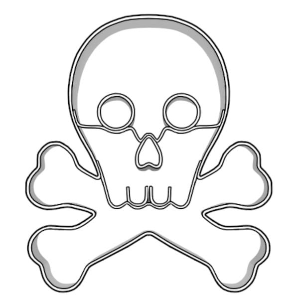 Foremka w kształcie trupiej czaszki