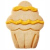 Udekorowane ciasteczko wycięte foremką muffin