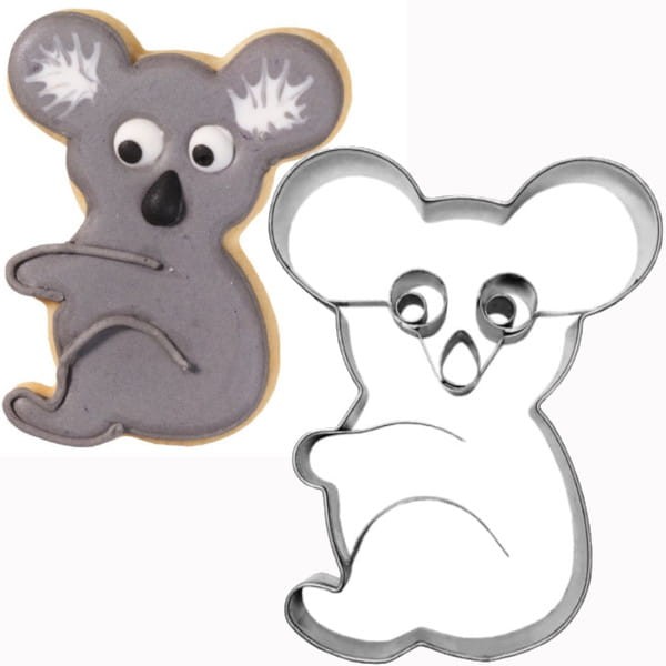 Ciasteczko i foremka w kształcie misia koali