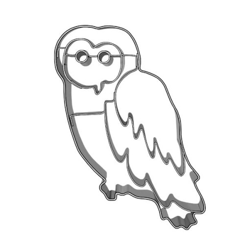 Foremka sowa do wycinania ciastek i masy solnej