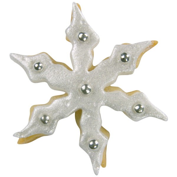 Ciasteczko z foremki śnieżynka