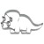 Foremka do ciastek dinozaur triceratops