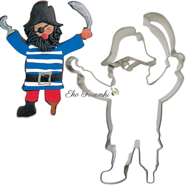Foremka i ciastko w kształcie pirata