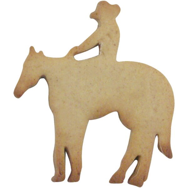 Ciasteczko z foremki kowboj na koniu