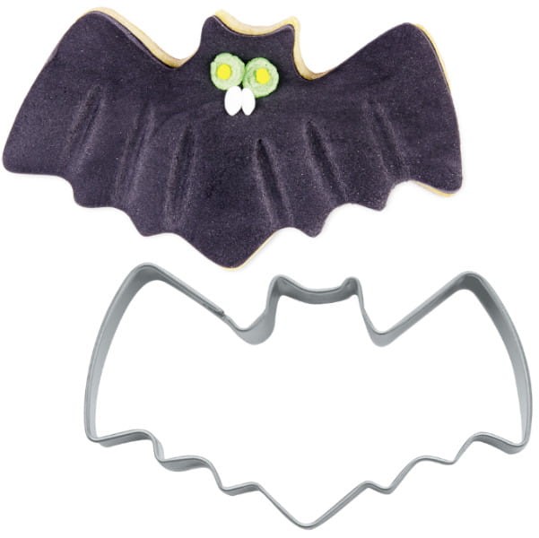 Foremka i ciasteczko w kształcie nietoperza
