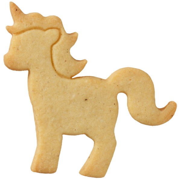 Ciasteczko wycięte foremką jednorożec