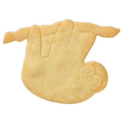 Ciasteczko wycięte foremką w kształcie leniwca