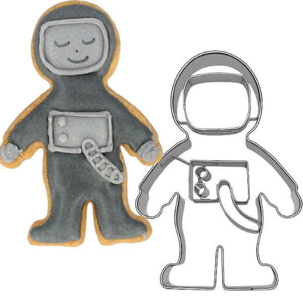 Ciasteczko i foremka w kształcie astronauty