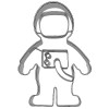 Foremka astronauta do wycinania ciastek