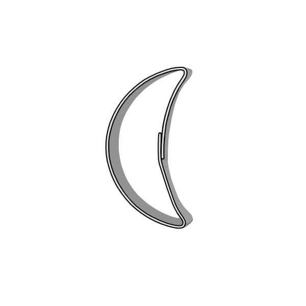 Foremka półksiężyc do wykrawania marcepanu