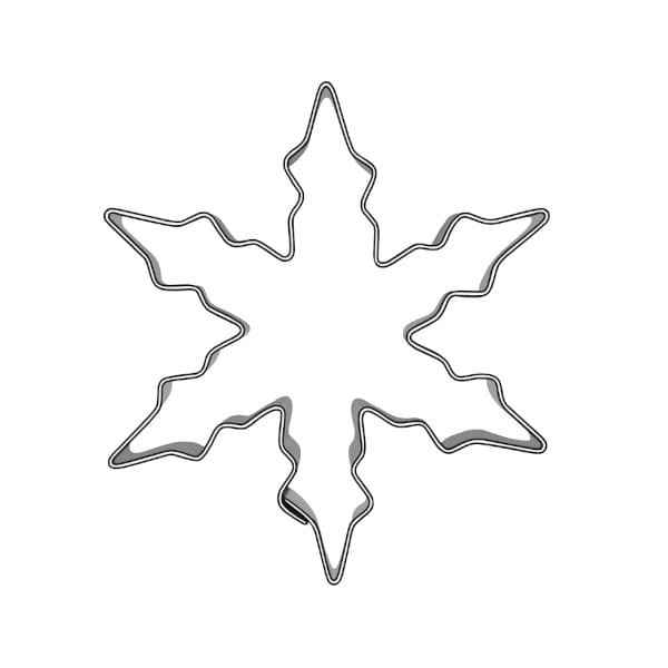 Foremka śnieżynka do wykrawania ciastek