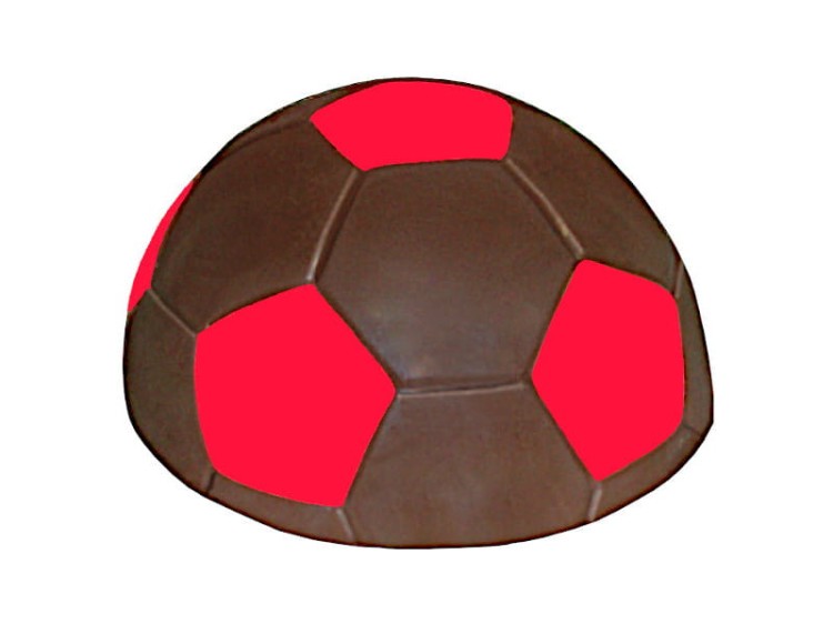 Tort wykonany zestawem foremek do piłki nożnej