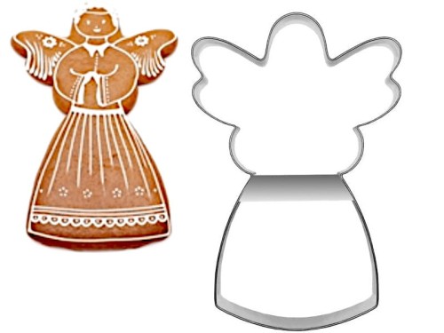 Piernik i foremka w kształcie Anioła