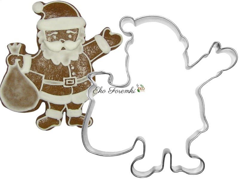 Foremka i ciasteczko w kształcie św. Mikołaja