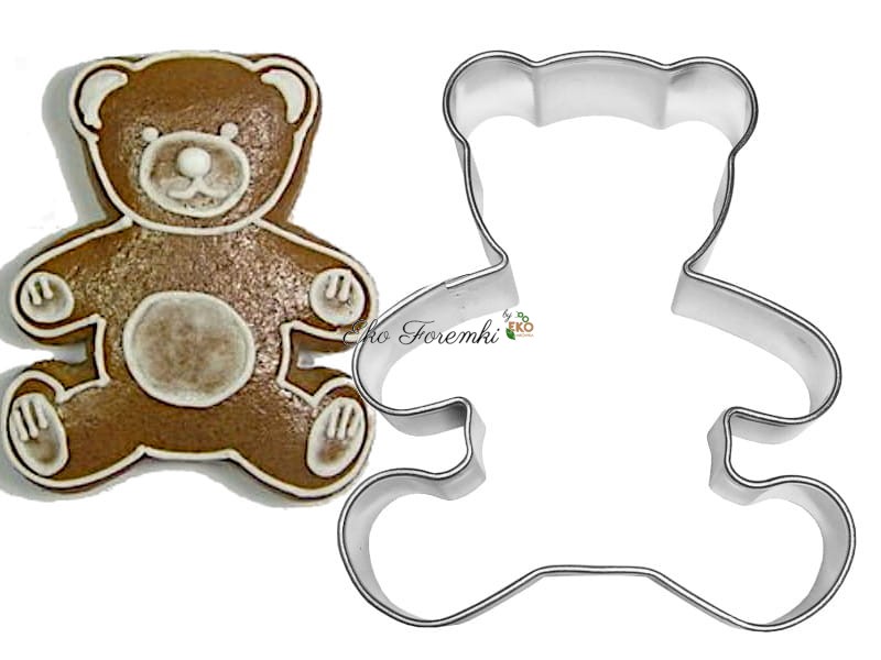 Foremka i ciasteczko w kształcie Misia