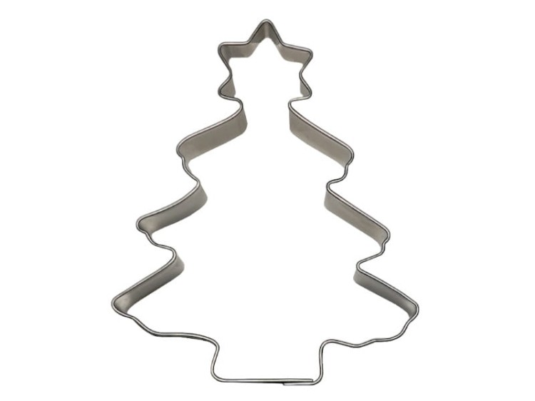 Foremka choinka z gwiazdką do wykrawania ciastek
