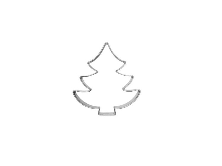 Mini wykrawacz choinka do masy cukrowej