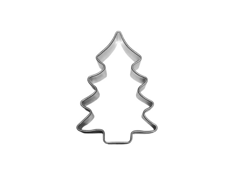 Foremka w kształcie choinki do wykrawania ciastek