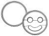 Foremki kółeczka smiley do przekładanych marmoladą ciastek