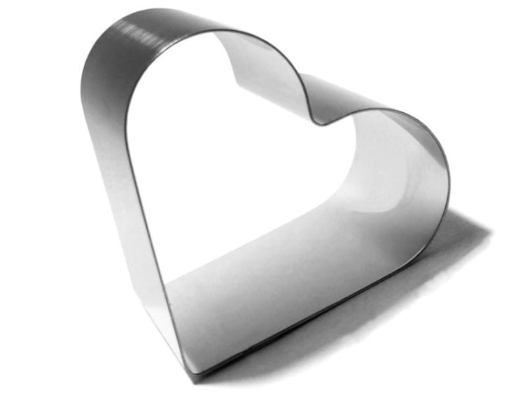 Rant serce do formowania potraw i wykrawania ciastek