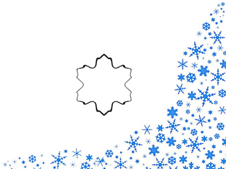 Foremka w kształcie śnieżynki