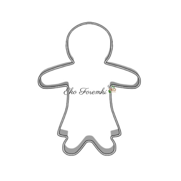 Foremka w kształcie kobiety do wykrawania ciastek