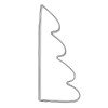 Foremka choinka do składania ciastek 3D