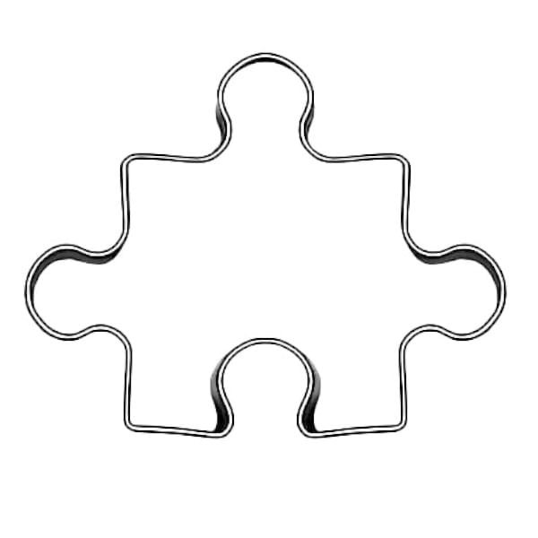 Foremka do wykrawania ciastek puzzli