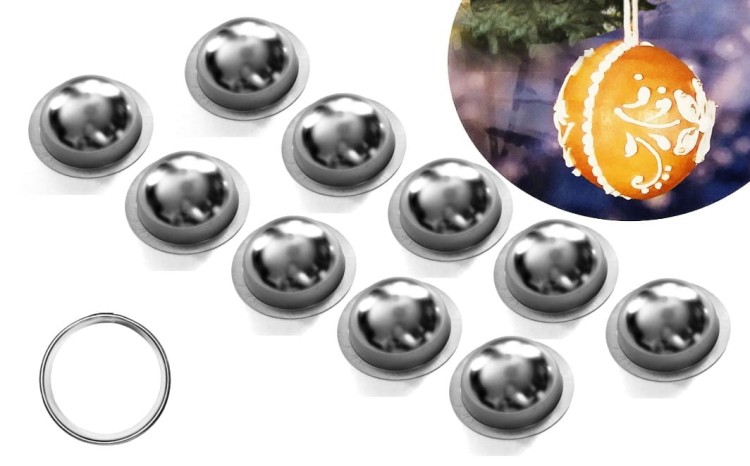 Foremki do pieczenia piernikowych bombek 3D