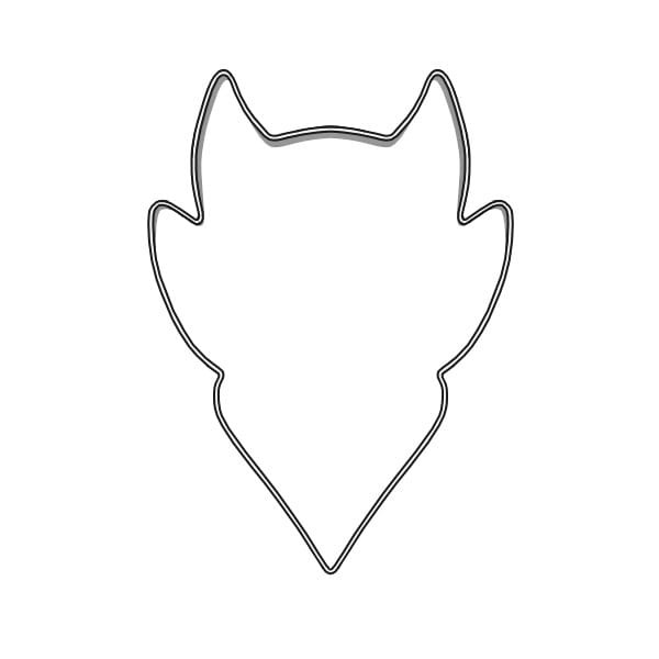 Foremka głowa diabła do wykrawania pierników