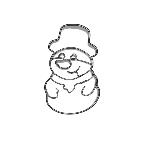 Foremka Bałwanek w kapeluszu