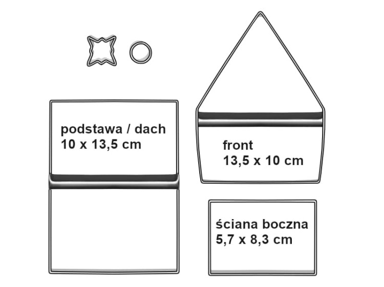 Foremki do chatki 3D schemat