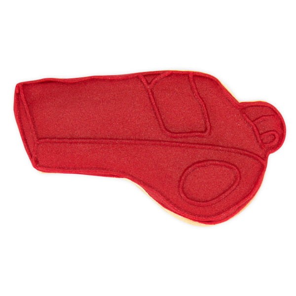 Udekorowane ciasteczko z foremki gwizdek