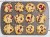 Forma do muffin z upieczonymi ciastkami