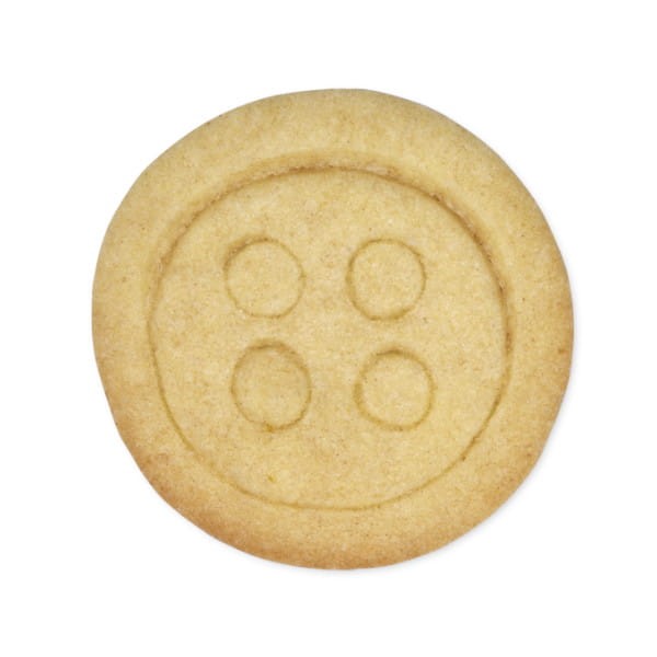 Ciasteczko z foremki w kształcie guzika